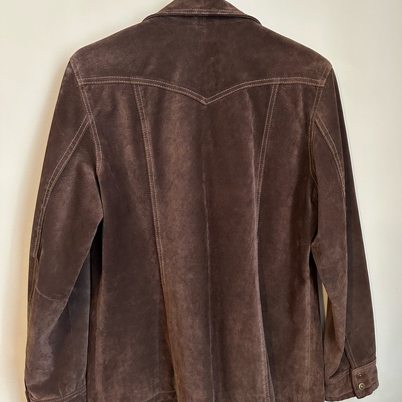 Brown Suede Jacket - Picture 3 of 6